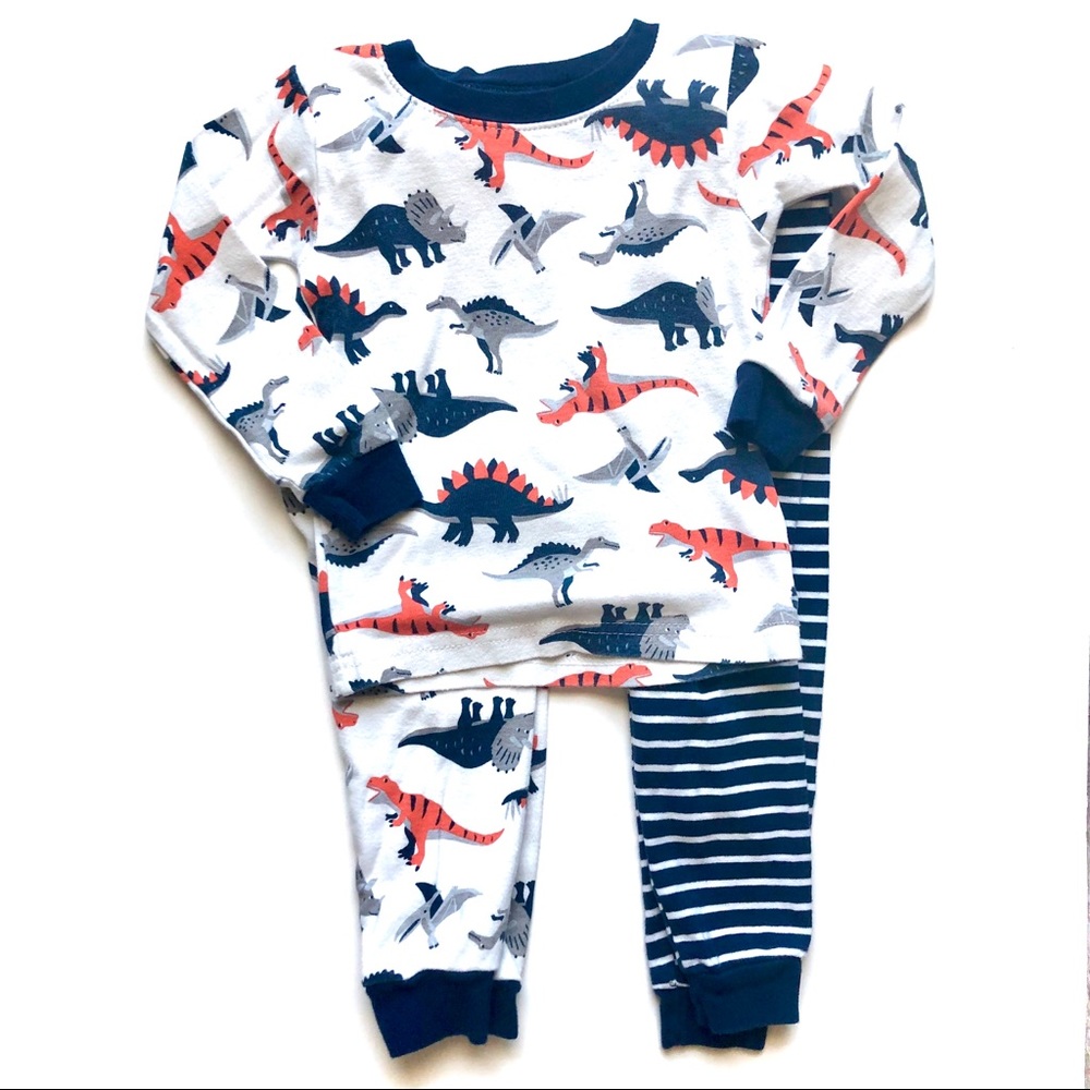 Carter’s | Dinosaur 100% Cotton Long Pajama Set